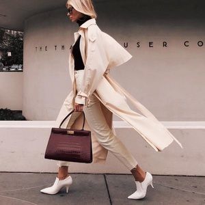 Tory Burch Patent Leather Georgina Booties - 8.5M